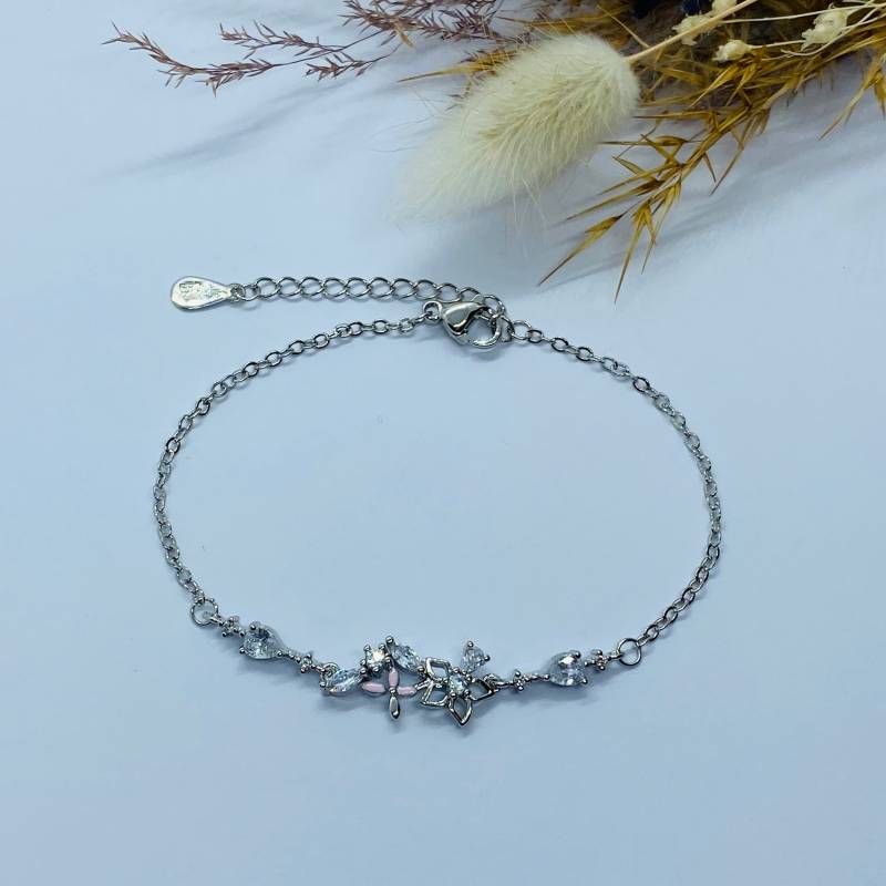 Armband Blumen - 925 Silber von ImeliaJewelry