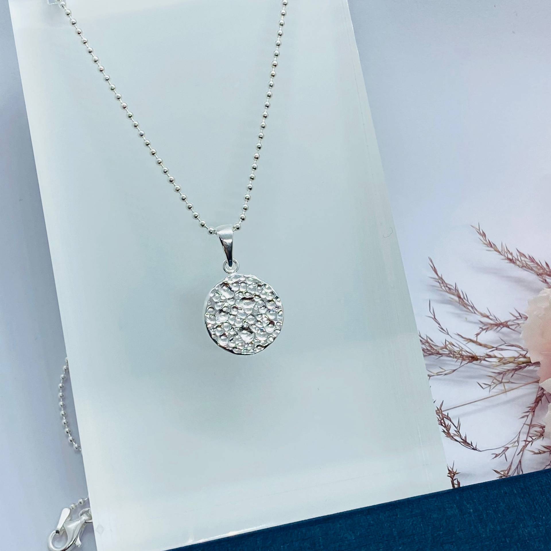 Collier Hammerschlag - 925 Silber von ImeliaJewelry