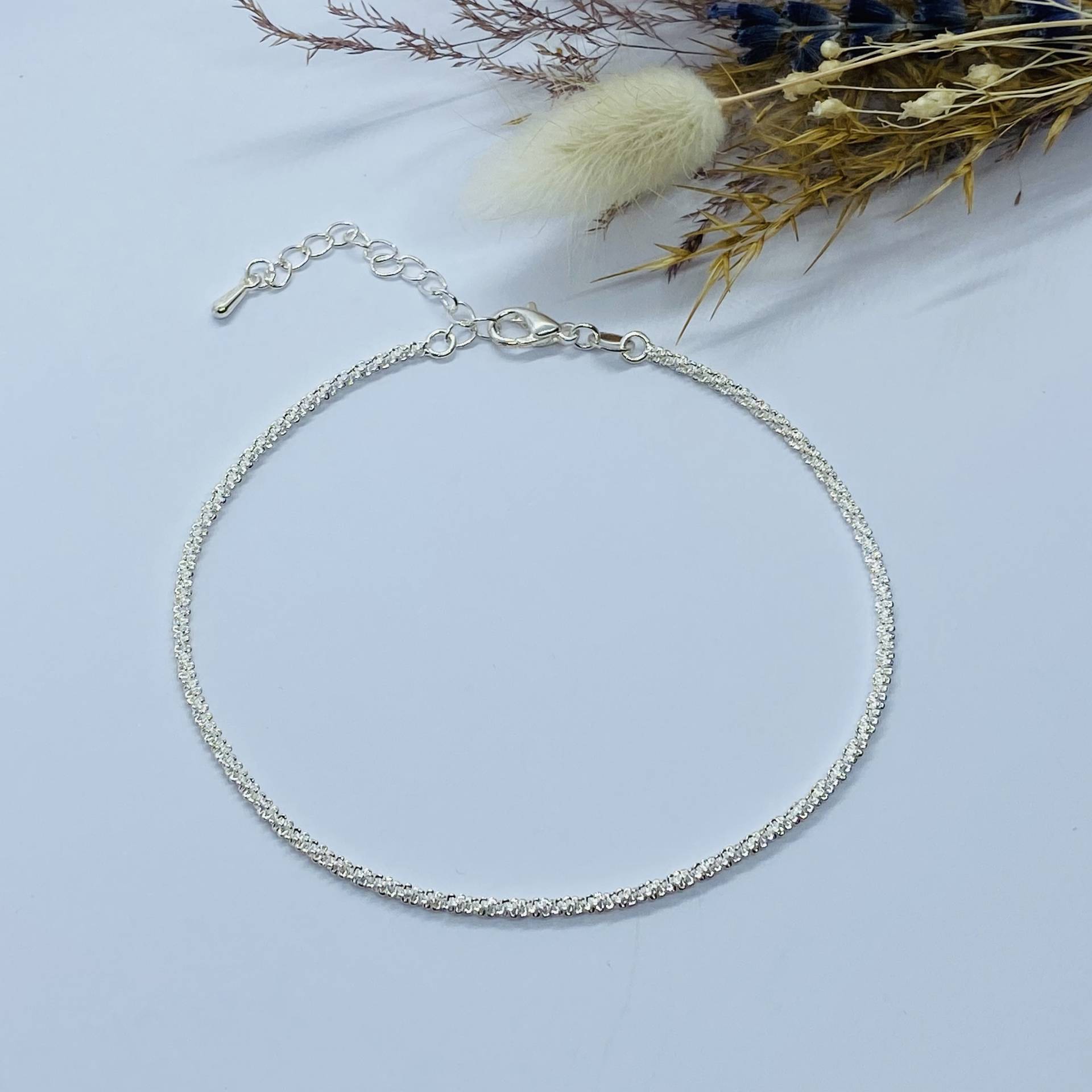 Fußkette Criss-Cross - 925 Silber von ImeliaJewelry