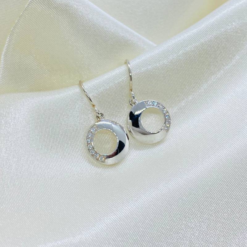 Ohrhänger Mit 14 Zirkonia - Silber 925 von ImeliaJewelry