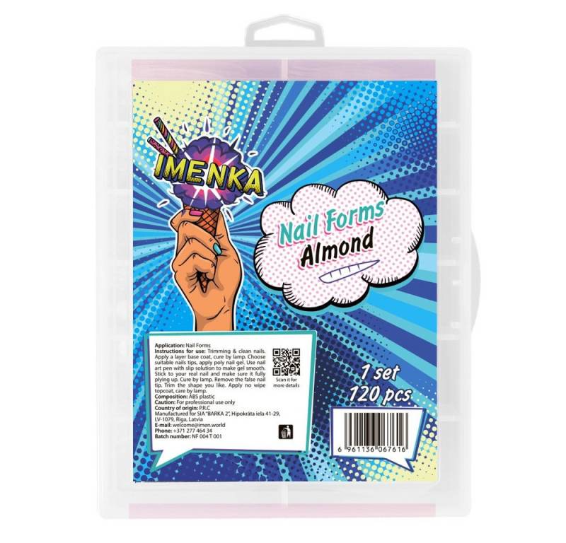 Imenka Nageldesign Zubehör Nail Forms "Almond" von Imenka