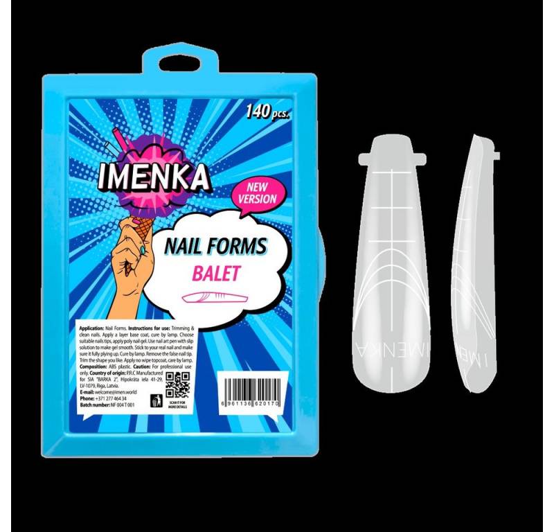 Imenka Nageldesign Zubehör Nail Forms "Balet" New Version von Imenka