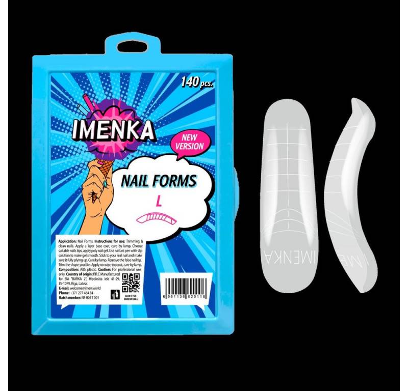 Imenka Nageldesign Zubehör Nail Forms "L" New Version von Imenka