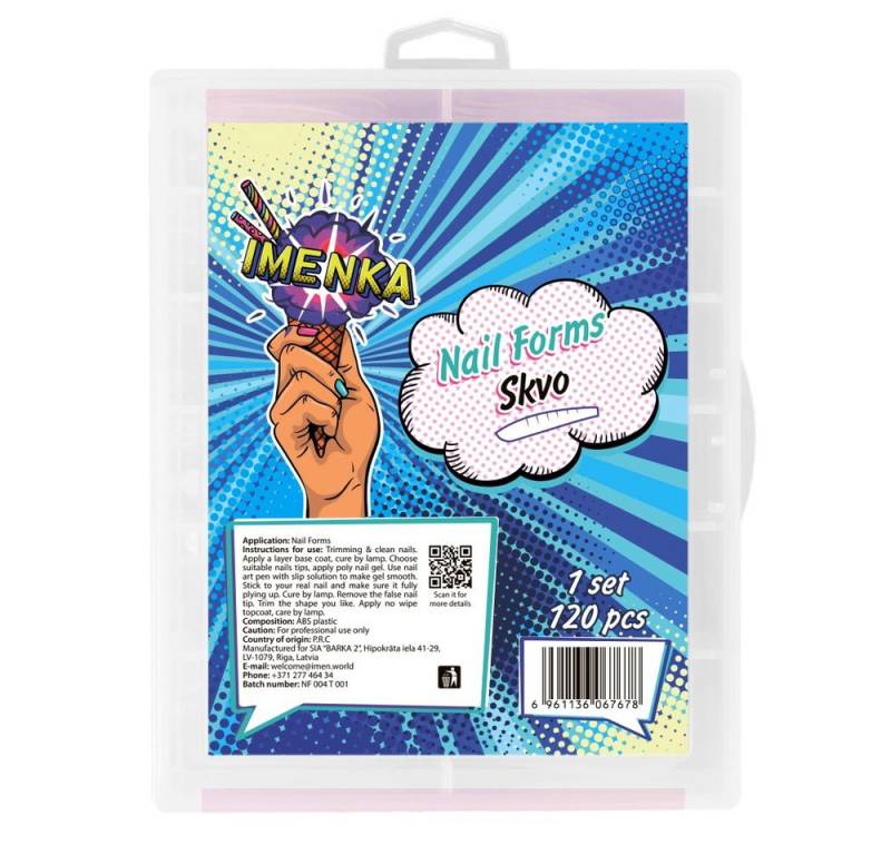 Imenka Nageldesign Zubehör Nail Forms "Skvo" von Imenka