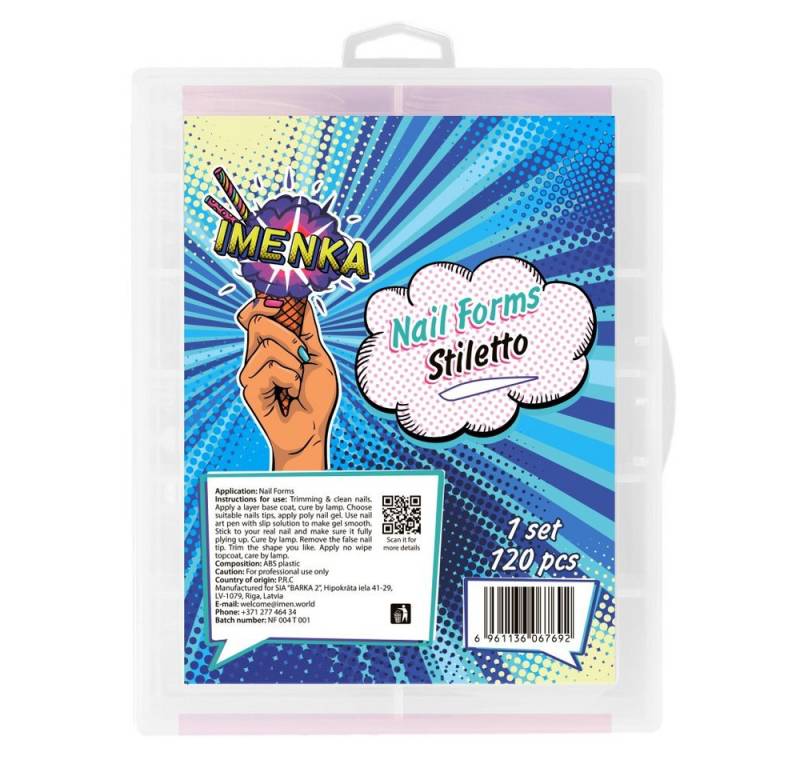 Imenka Nageldesign Zubehör Nail Forms "Stiletto" von Imenka