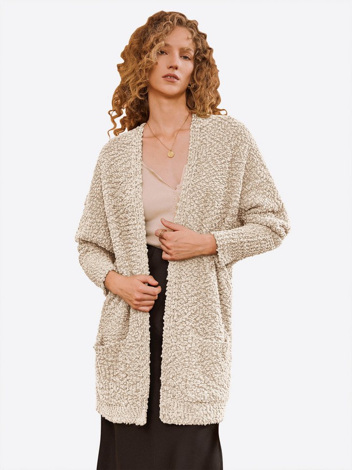 Imily Bela Cardigan Damen Flauschige Oversize-Strickjacke (Packung, 1-tlg., 1per-Pack) Fledermausärmel von Imily Bela