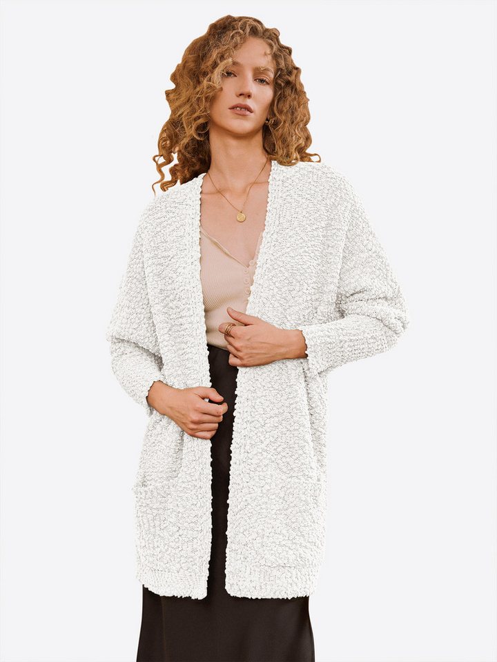 Imily Bela Cardigan Damen Flauschige Oversize-Strickjacke (Packung, 1-tlg., 1per-Pack) Fledermausärmel von Imily Bela