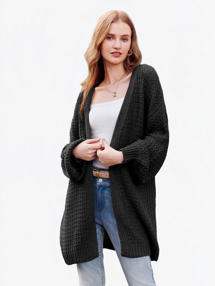 Imily Bela Cardigan Damen Langarm Strickjacke (Packung, 1-tlg., 1per-Pack) in Unifarbe von Imily Bela