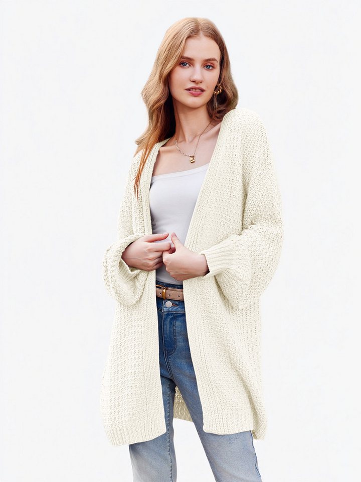 Imily Bela Cardigan Damen Langarm Strickjacke (Packung, 1-tlg., 1per-Pack) in Unifarbe von Imily Bela