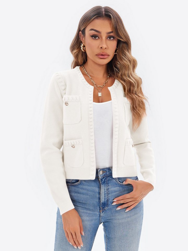 Imily Bela Cardigan Lässige Damen Strick Kurzjacke (Packung, 1-tlg., 1per-Pack) casual von Imily Bela