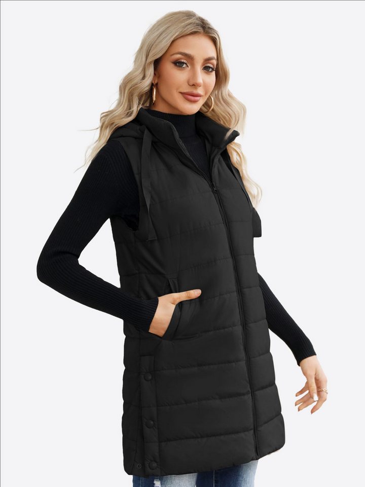 Imily Bela Longweste Damen Lässige Mantel (Packung, 1-tlg., 1per-Pack) Volltonfarbe von Imily Bela