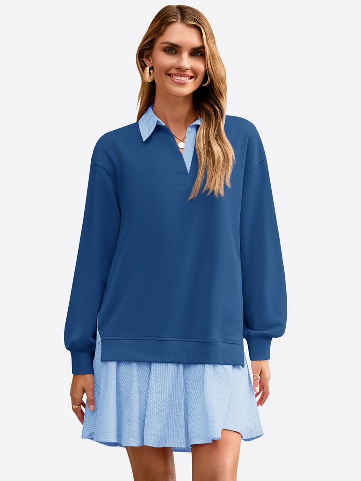 Imily Bela Minikleid Damen Lässige Patchwork Kleid (Packung, 1-tlg., 1per-Pack) mit Gestreifter von Imily Bela