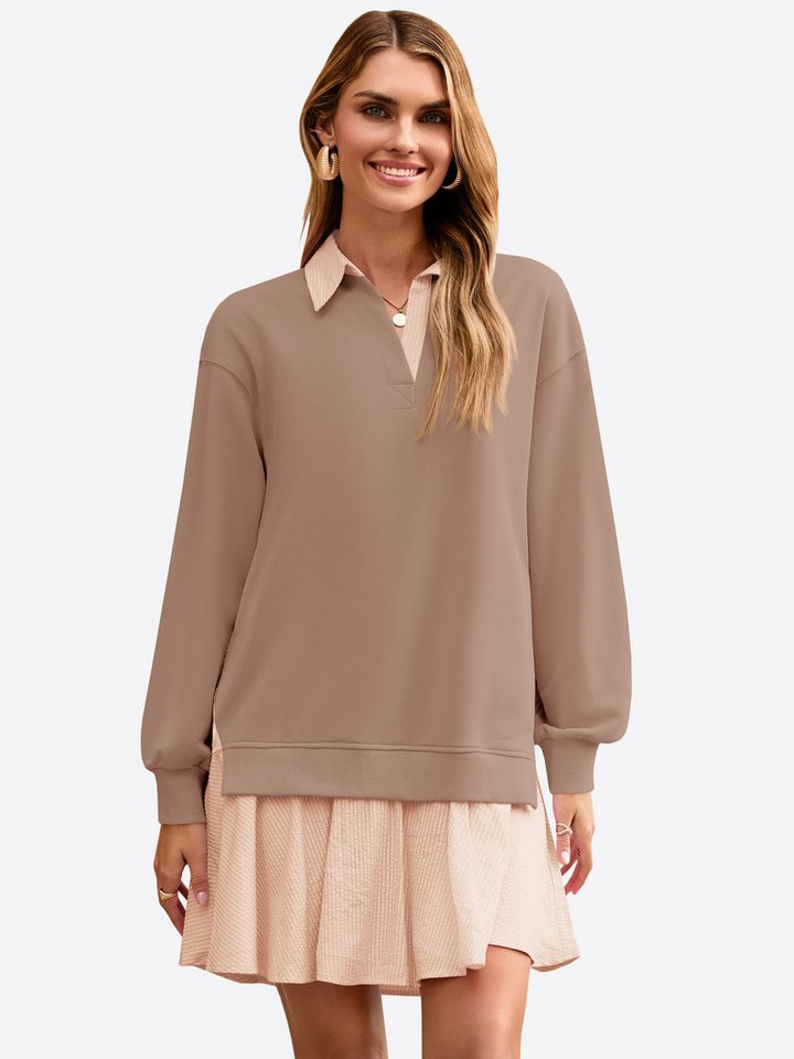 Imily Bela Minikleid Damen Lässige Patchwork Kleid (Packung, 1-tlg., 1per-Pack) mit Gestreifter von Imily Bela