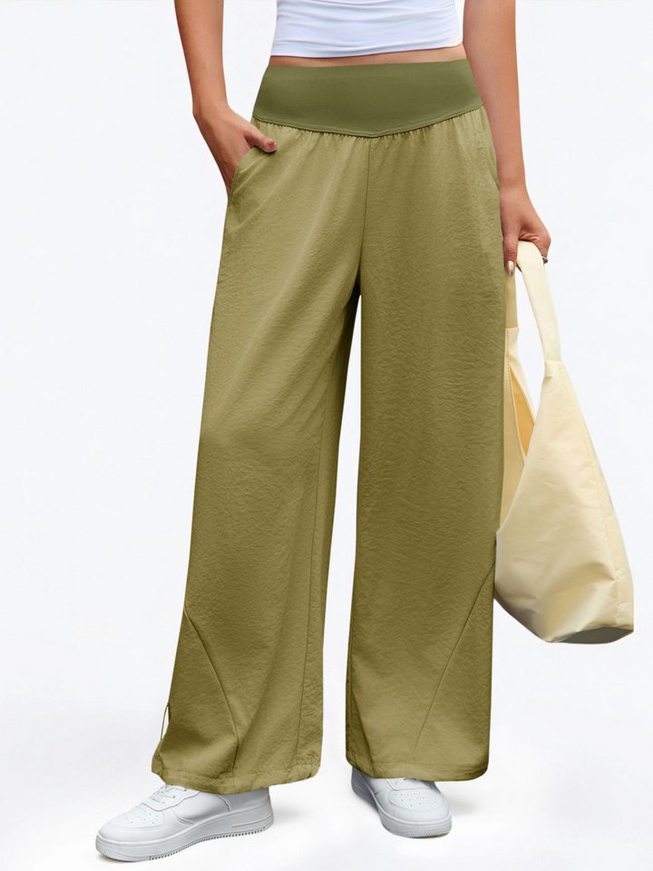 Imily Bela Sporthose Damen Lässige Hose mit Hoher Taille (Packung, 1-tlg., 1per-Pack) in Unifarbe von Imily Bela