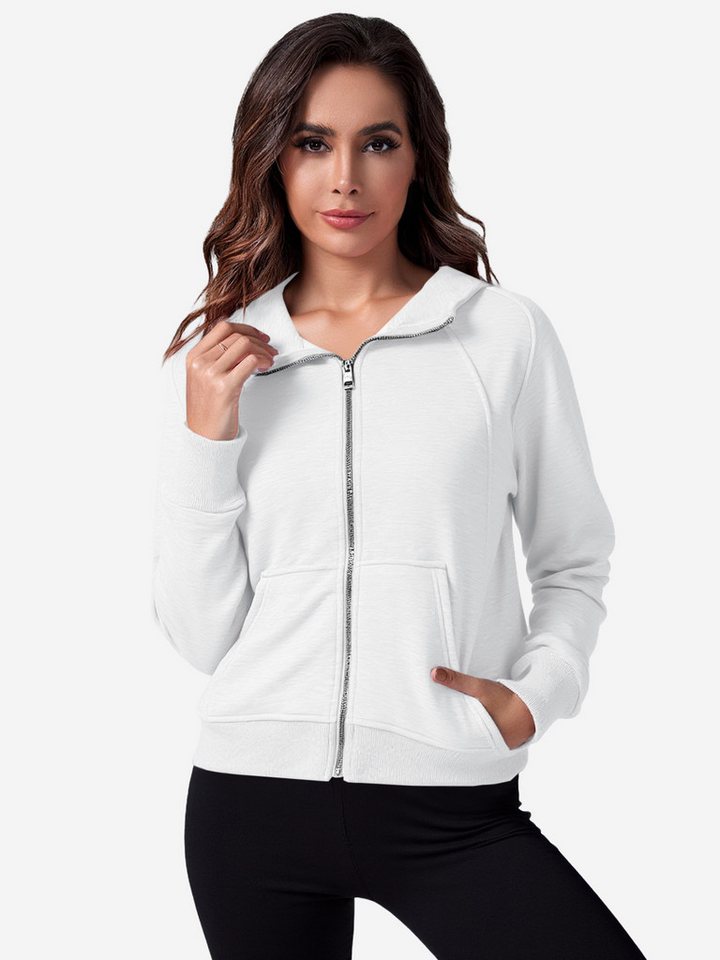 Imily Bela Sweatjacke Damen Kurzer Hoodie (Packung, 1-tlg., 1 Per-pack) mit Kapuze von Imily Bela