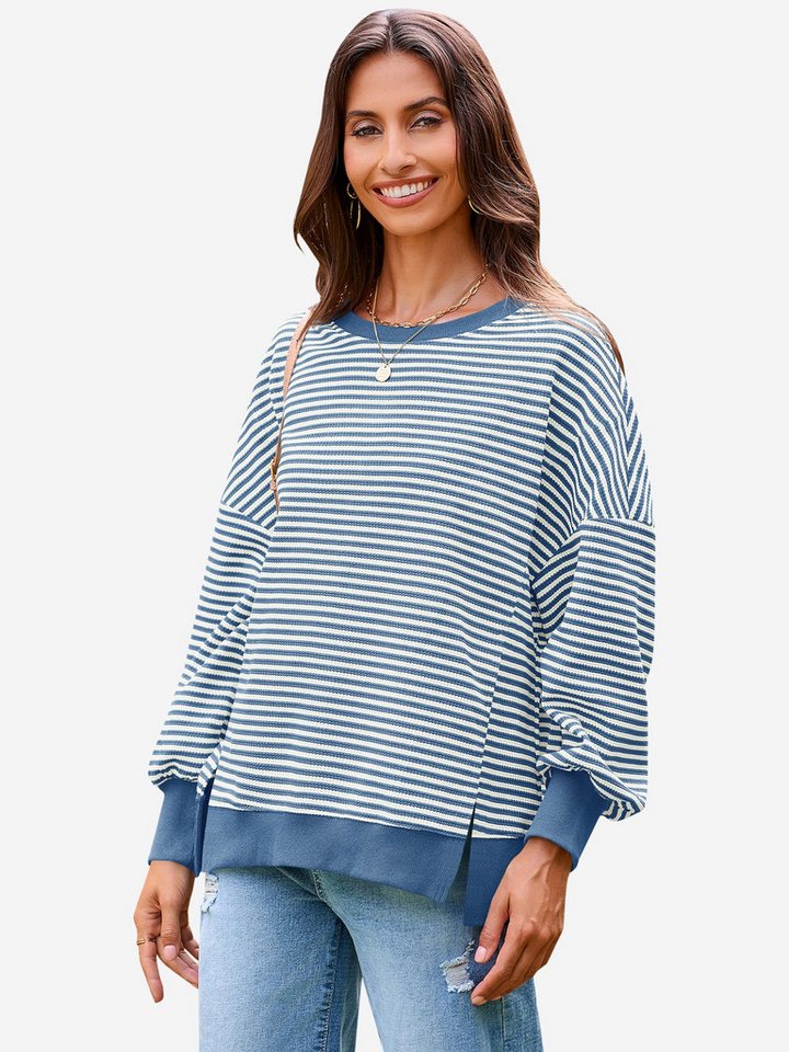 Imily Bela Sweatshirt Damen Oversize-Pullover (Packung, 1-tlg., 1per-Pack) mit Rundhalsausschnitt von Imily Bela