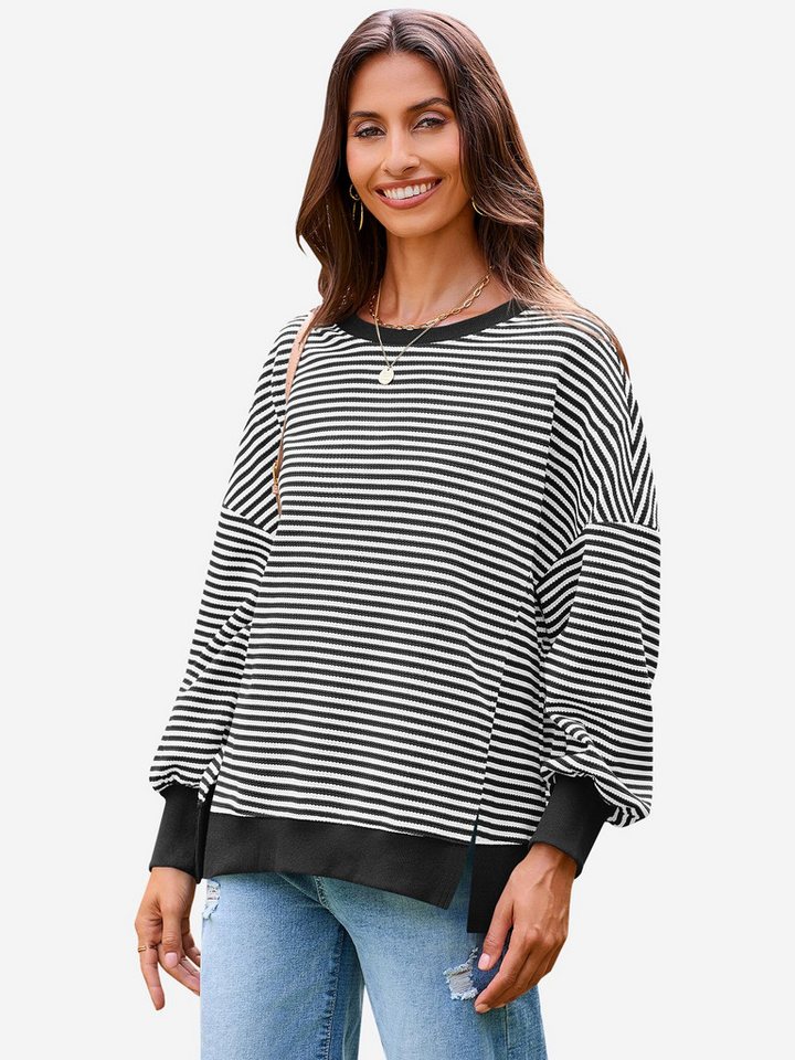 Imily Bela Sweatshirt Damen Oversize-Pullover (Packung, 1-tlg., 1per-Pack) mit Rundhalsausschnitt von Imily Bela