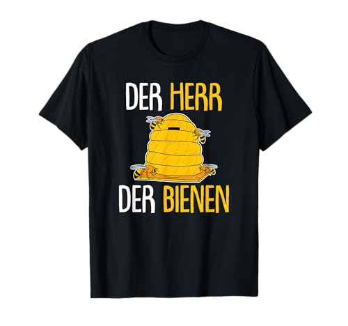 Imker Kleidung Co. Geschenk Herren T-Shirt Schwarz Biene Imkerei Motiv Kurzarm Klassische Passform Imported Doppelt genähter Saum Stretchbar M von Imker Kleidung Co. Geschenk