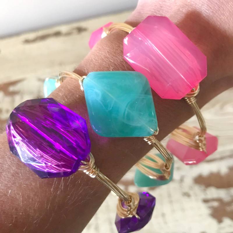 Mint Perle Armreif, Mint-Armreif, Bourbon Und Boweties Inspiriert, Mint-Diamant-Armband, Mint-Acryl-Armreif von Immeasurablymore2