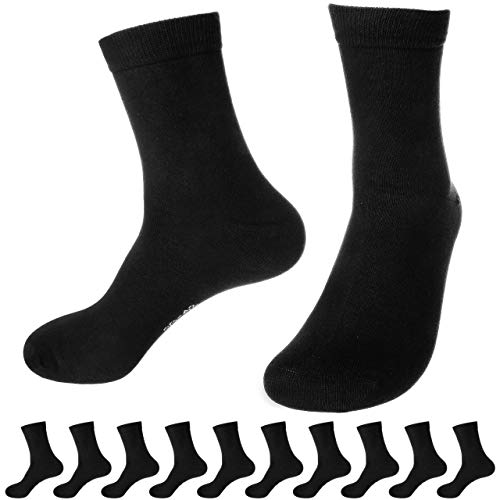 immer Premium Socken Baumwolle, Unisex für Damen und Herren (Schwarz, 43-46) von immer