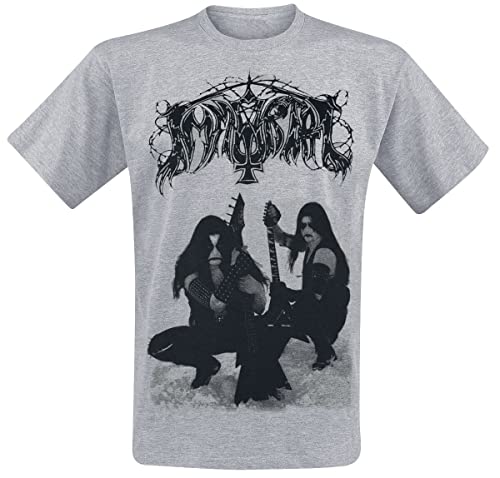 Immortal Battles In The North Männer T-Shirt grau XL 90% Baumwolle, 10% Polyester Band-Merch, Bands von IMMORTAL