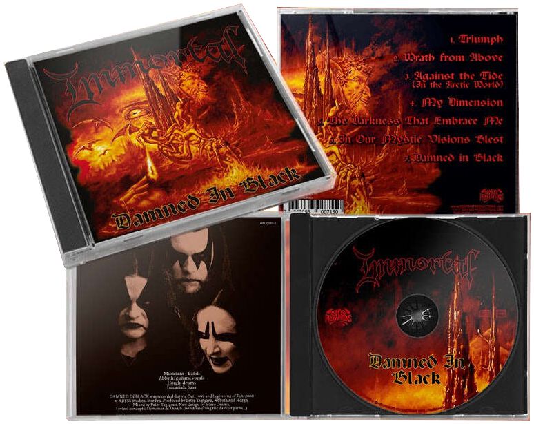 Immortal Damned In Black CD multicolor von Immortal