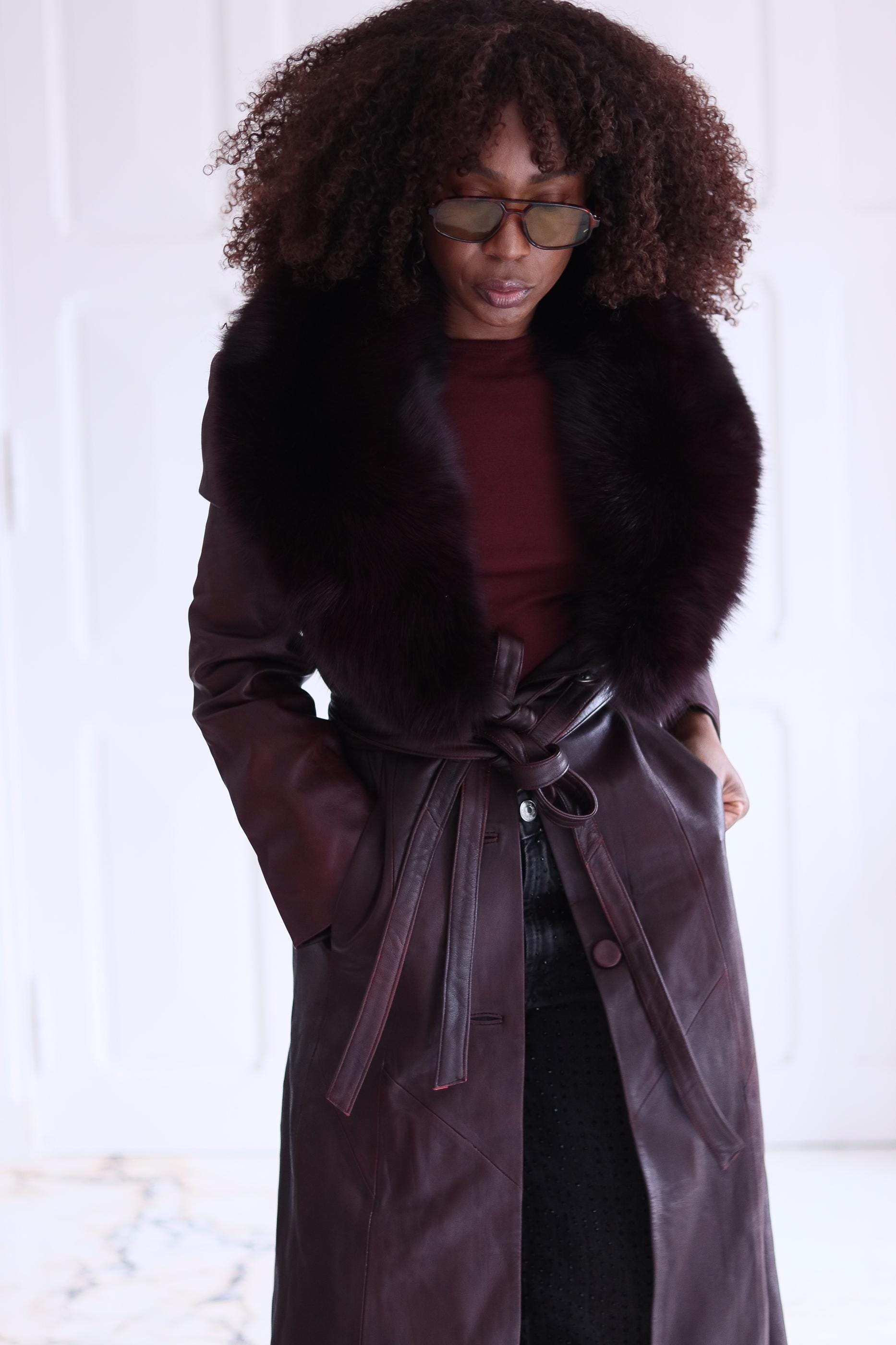 Arturo Lange Lederjacke von Imodivintage