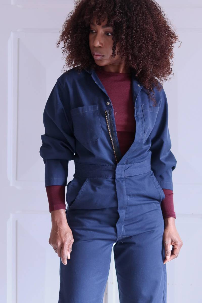 Vintage Blauer Arbeitsoverall von Imodivintage