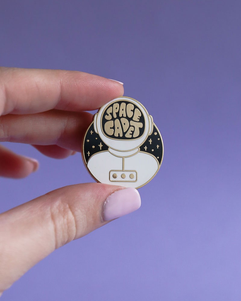 Astronaut Gold Emaille Anstecknadel Brosche Outerspace Space Cadet Astronaut Gold Emaille Anstecknadel Brosche Outerspace Space Cadet von ImogenCreative