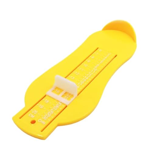 Imoncom Fußmessgerät 0-8 Jahre alt Baby Fußmessgerät Haushalt Kinder Schuhe kaufen Fußlängenmessgerät Universal Baby (Gelb) von Imoncom