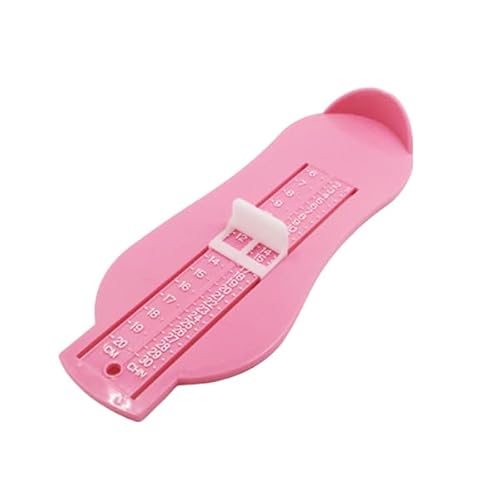 Imoncom Fußmessgerät 0-8 Jahre alt Baby Fußmessgerät Haushalt Kinder Schuhe kaufen Fußlängenmessgerät Universal Baby (rosa) von Imoncom