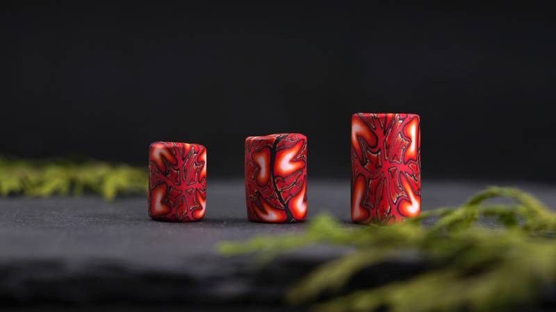 Dreadschmuck Set Perle Dreadlockperlen Schmuck Haarperlen Rasta Perlen Boho Dreads Geschenk Dreadhead Hippie Dreadlockschmuck Natur von ImoriTears