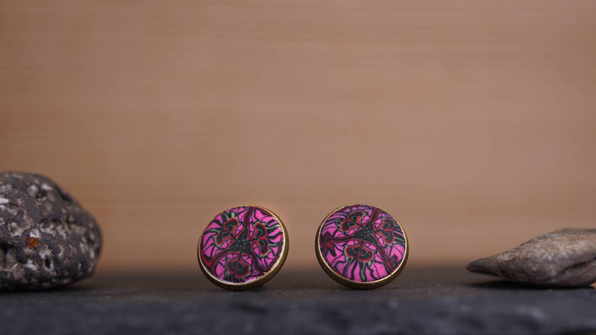 Ohrstecker Set Handmade 8mm/12mm Cabochon Ohrringe Geschenk Hippie Schmuck Boho Minimalistisch Ohrschmuck Geometrisch Ohrstecker Set Handmade 8mm/12mm Cabochon Ohrringe Geschenk Hippie Schmuck Boho Minimalistisch Ohrschmuck Geometrisch von ImoriTears