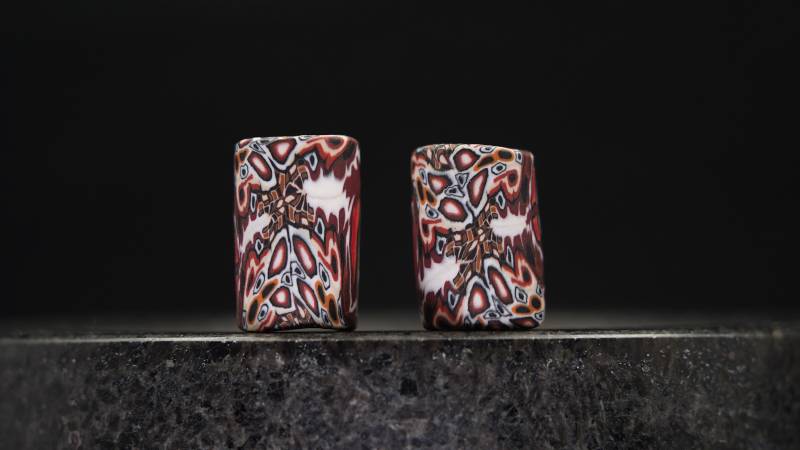 Set Aus 2 Dreadlockperlen Dreadschmuck Hippie Acessoires Dreadperlen Boho Erdfarben Naturschmuck Rastaschmuck Perlenset Geschenk von ImoriTears