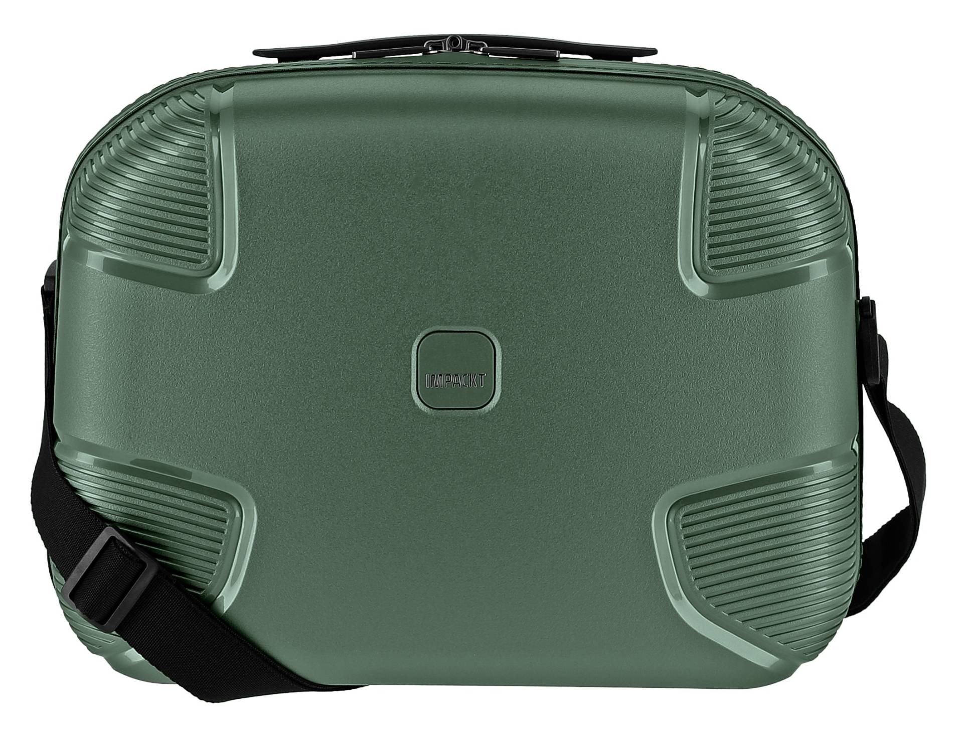 IMPACKT Beautycase "IP1", Kulturbeutel Hartschale Trolley-Aufsteck-System Tragegurt Laptopfach von Impackt