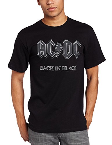 Impact Herren AC/DC Back In Black Kurzarm T-Shirt - Schwarz - Klein Impact Herren AC/DC Back In Black Kurzarm T-Shirt - Schwarz - Klein von Impact