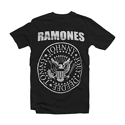 Impact Ramones Presidential Seal Herren-T-Shirt - Schwarz - Klein Impact Ramones Presidential Seal Herren-T-Shirt - Schwarz - Klein von Impact