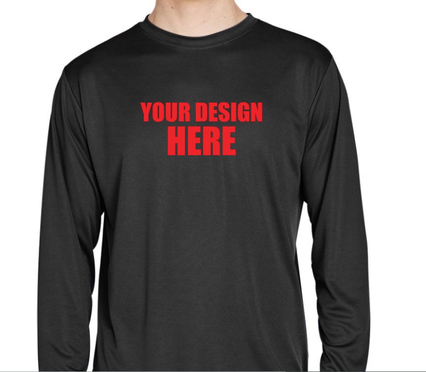 Benutzerdefinierte Design Dry Fit Langarm-T-Shirt Benutzerdefinierte Design Dry Fit Langarm-T-Shirt von ImpactGraphicsGear