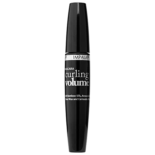 Impala - Black Curling Mascara | Wrist Lash Effect | Volumen, Schwung und Länge | Mit Biotin und Bambus | 15 ml von IMPALA