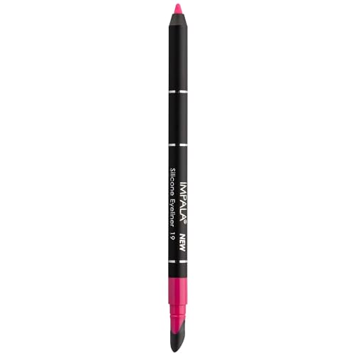 Impala - Wasserfester Eyeliner mit Silikon | Definierte Linie oder Verschwommener Effekt | Cremig Weiche Textur | Intensive, Lang Haltende und Wasserfeste Farbe | 19 Rosa von IMPALA