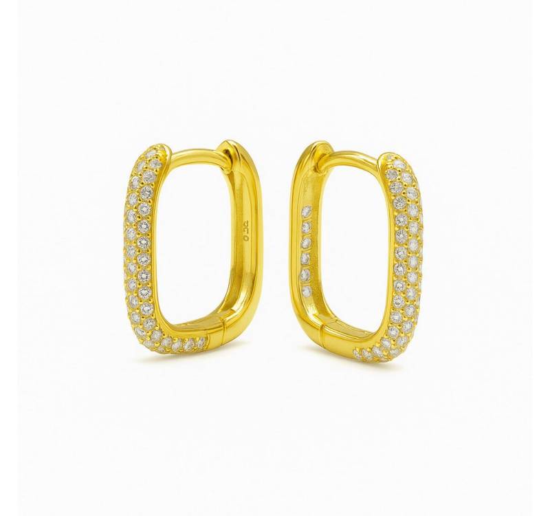 Impala Klappcreolen Creole Dorie 925 Silber vergoldet von Impala