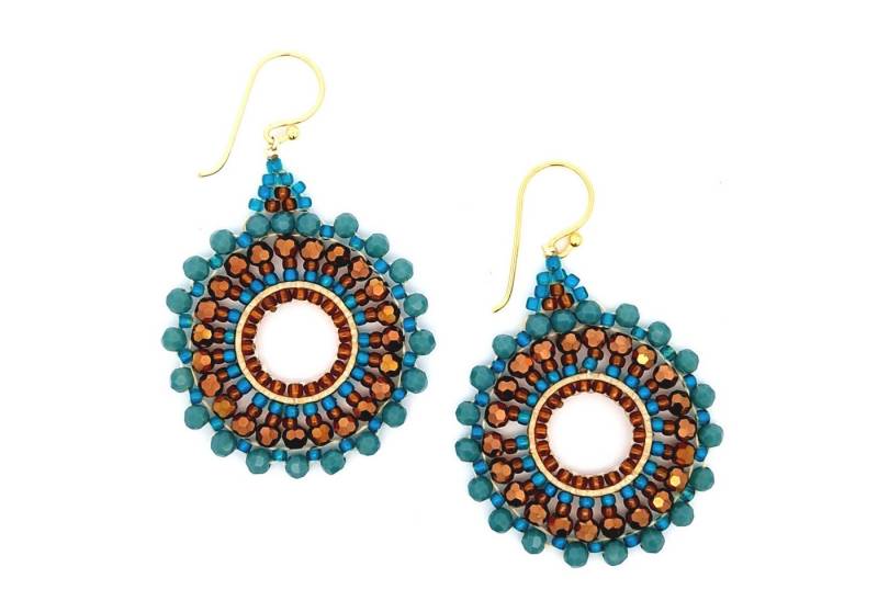 Impala Paar Ohrhänger Leyla, Boho- Ibiza Style von Impala