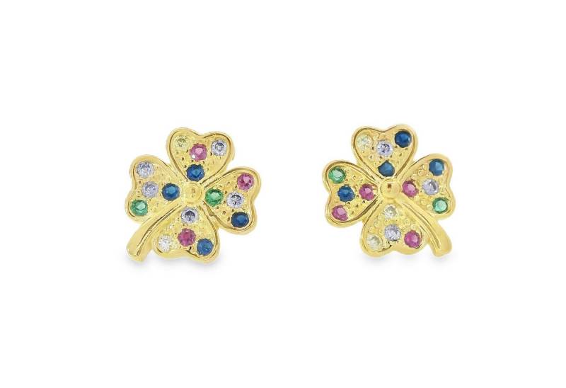 Impala Paar Ohrstecker Ohrstecker Filix 925 Silber rhodiniert oder vergoldet von Impala