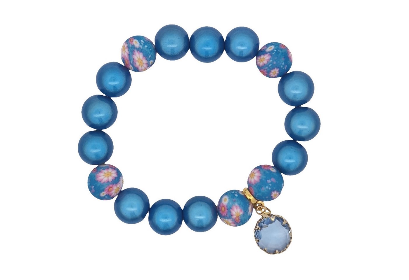 Impala Perlenarmband Wonder meets Leo mit Kristallanhänger von Impala