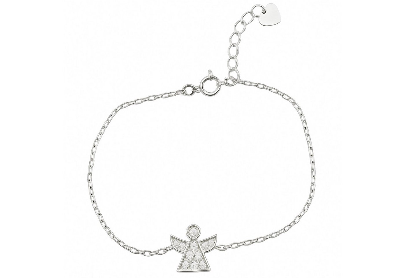 Impala Silberarmband Elna 925 Silber mit Engel & Zirkonia von Impala