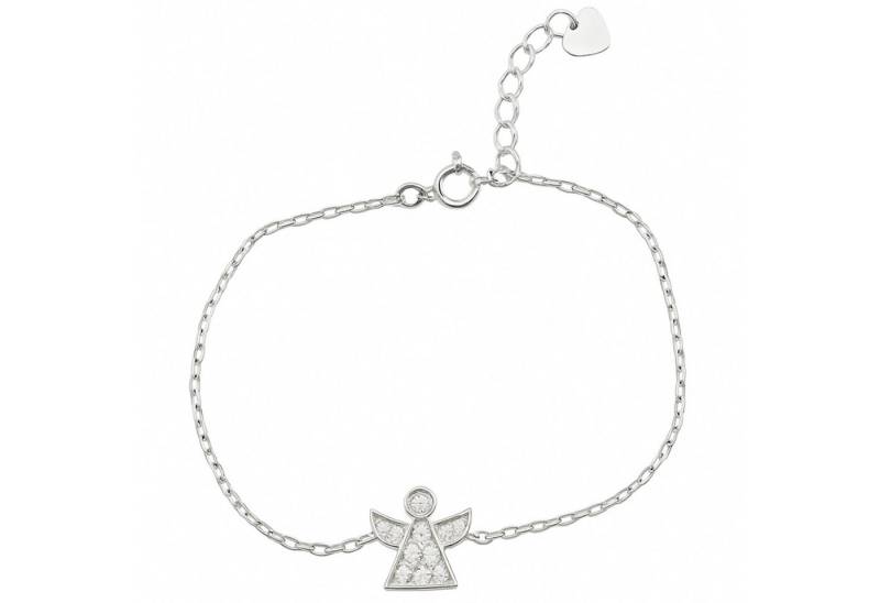 Impala Silberarmband Elna 925 Silber mit Engel & Zirkonia von Impala