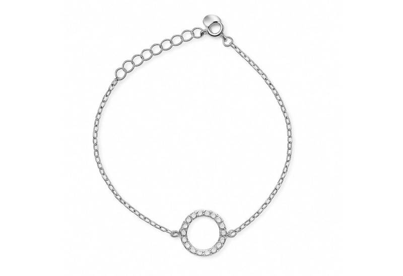 Impala Silberarmband Tyra mit Zirkonia-Kreis, 16+3 cm von Impala