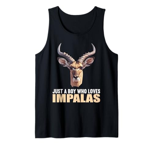 Herren Just a Boy who Loves Impalas Impala Tank Top von Impalas Impala Tier Shop