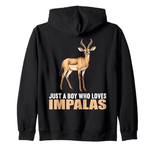 Just a Boy who Loves Impalas Impala Kapuzenjacke Just a Boy who Loves Impalas Impala Kapuzenjacke von Impalas Impala Tier Shop