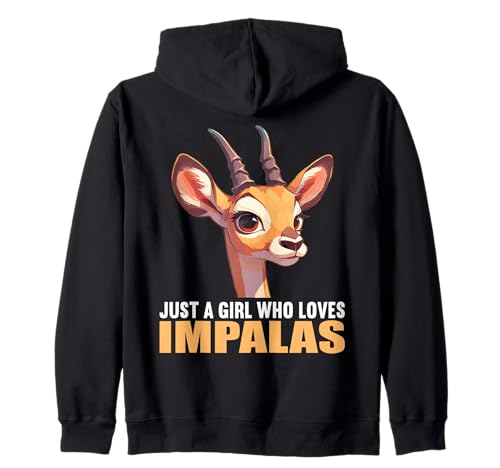 Just a Girl who Loves Impalas Impala Kapuzenjacke Just a Girl who Loves Impalas Impala Kapuzenjacke von Impalas Impala Tier Shop
